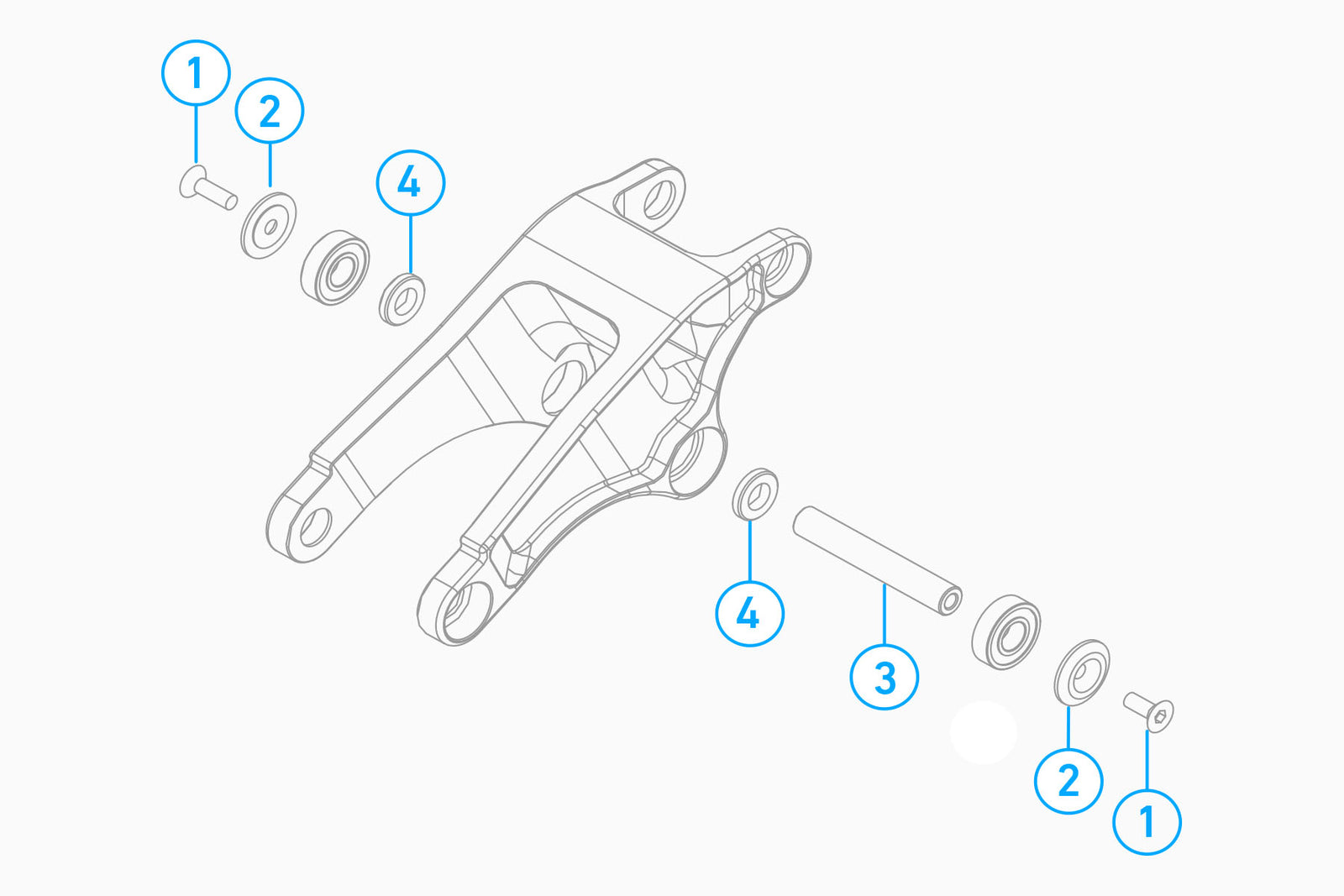 Airdrop Edit 27.5 Rocker Pivot Kit