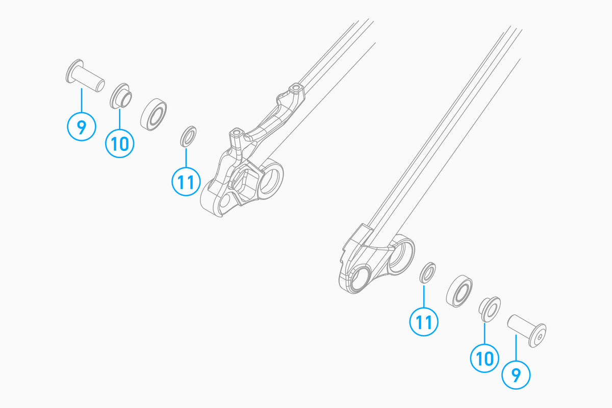 Airdrop Edit MX Chainstay Pivot Kit