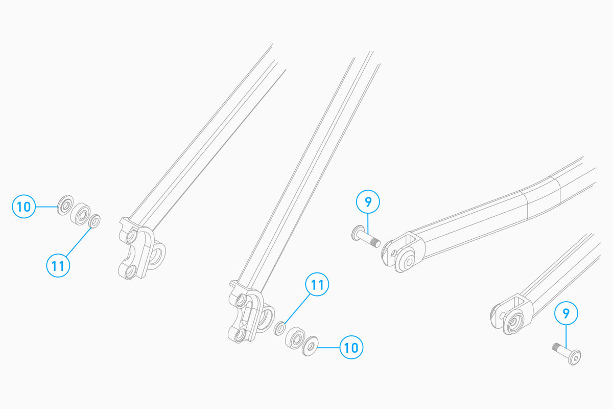 Airdrop Edit v4 Chainstay Pivot Kit