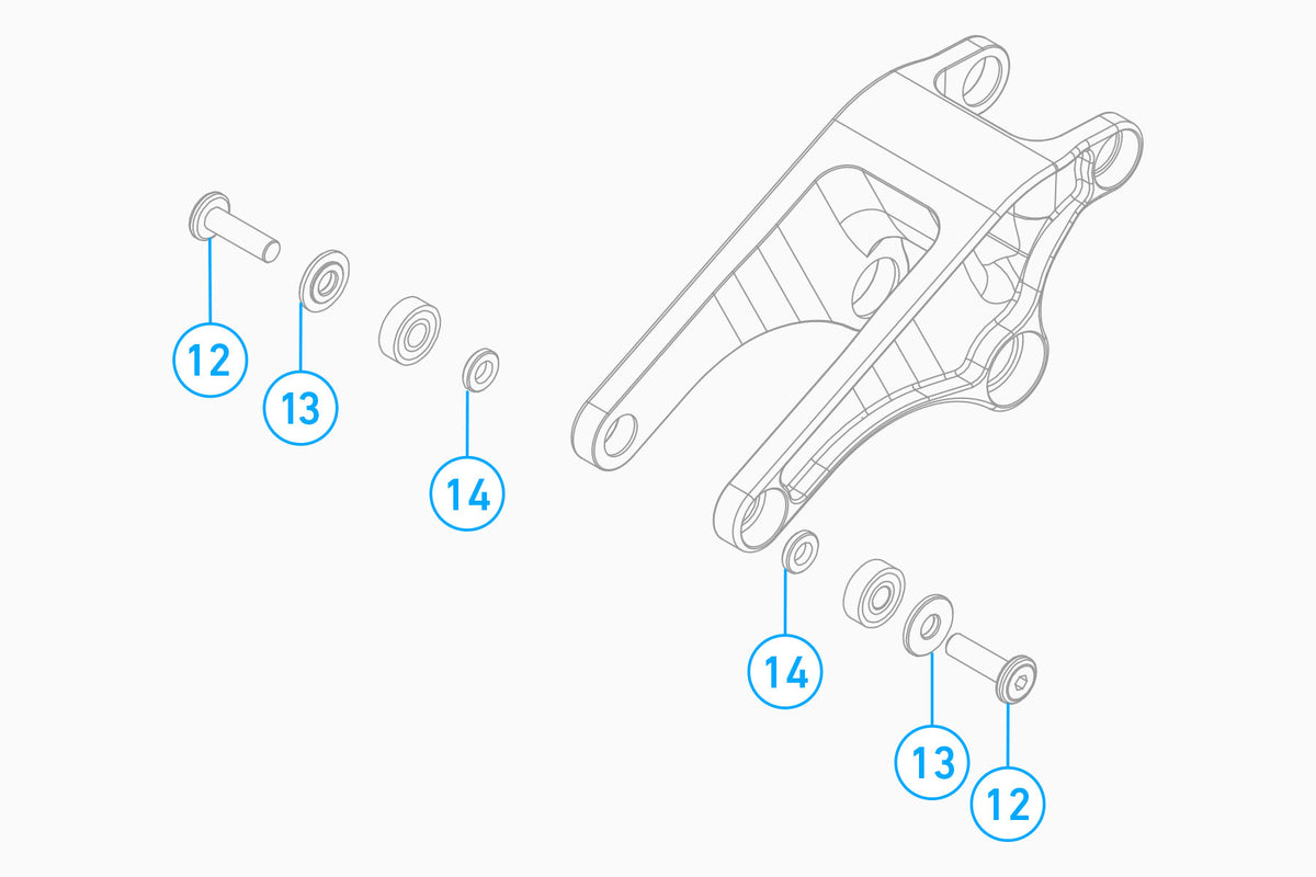 Airdrop Edit v4 Seatstay Pivot Kit