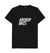 Black White Word T-Shirt Men's