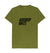 Moss Green Black Word T-Shirt Mens